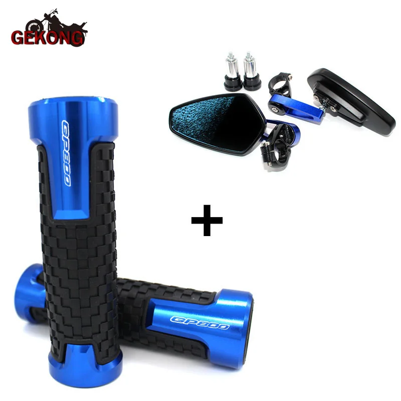 For GILERA GP800 GP 800 Motorcycle View Bar End Side Rearview Mirrors handlebar Grips