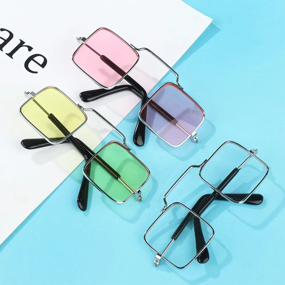 Pet Accessories Multicolor Optionally Cools Photograph Props Cat Glasses Pet Eyeglasses Square Glasses Dog Sunglasses