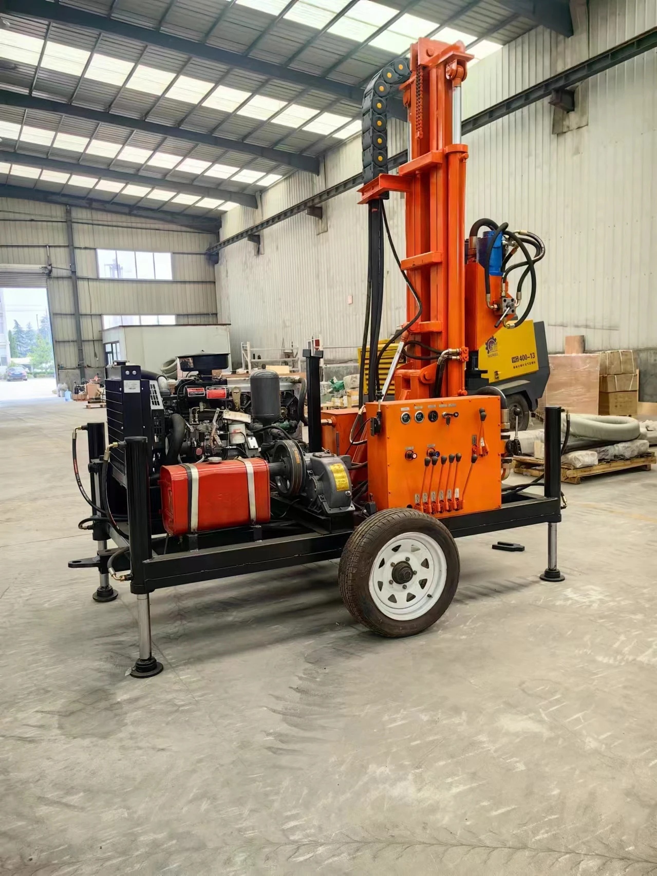 맞춤형 수중 시추기 유압 시스템 180m 200m 깊이 용량