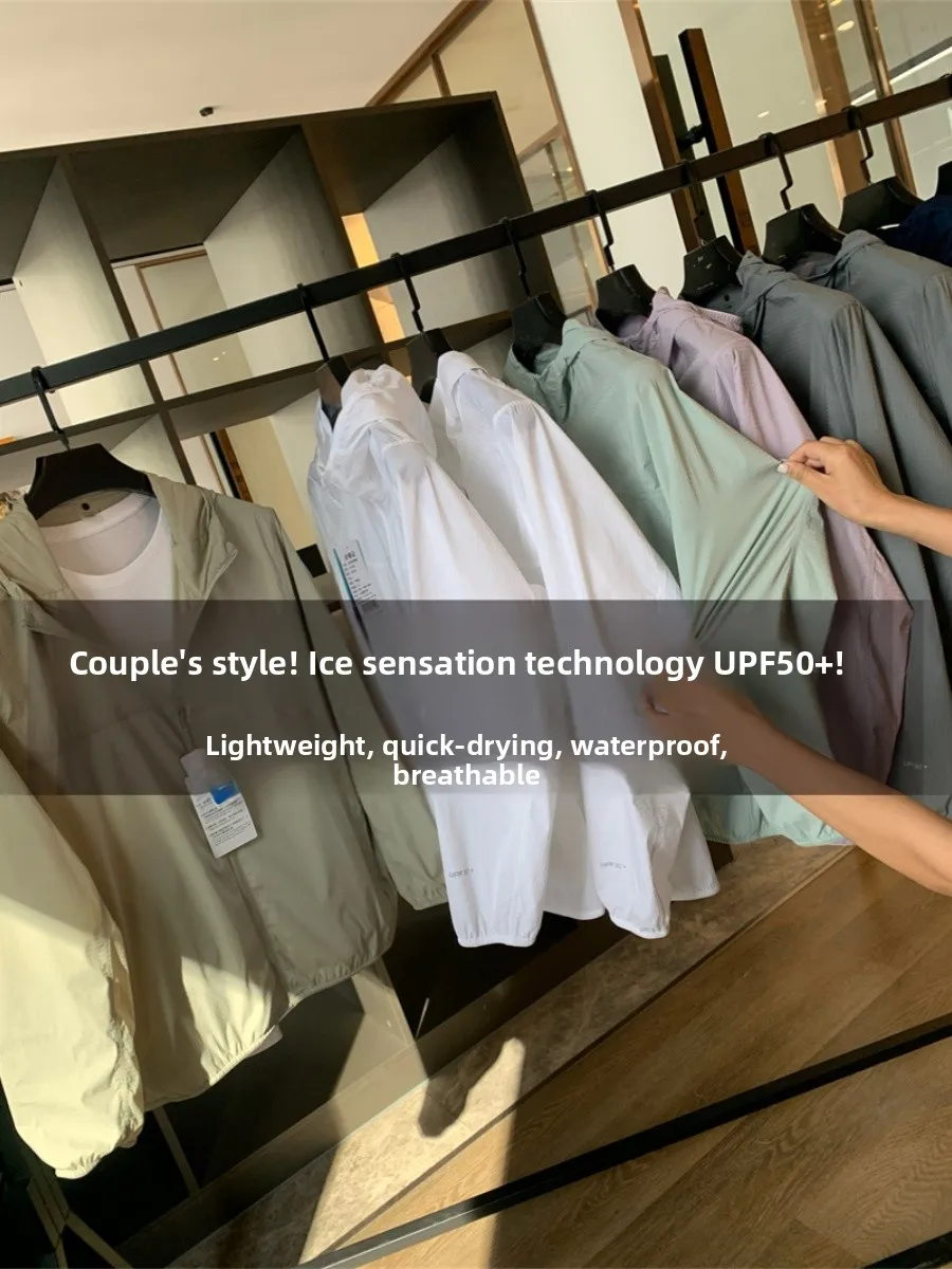 

Дышащая шляпа Ice Sensation UPF50, мужская и женская летняя одежда для пар, джеты, легкая модная городская одежда