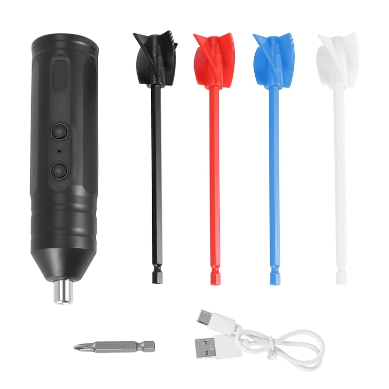 Epoxy Mixer, Handheld Resin Mixing Tools for Resin Stirring - Electric Stirrer Machine with 4Pcs Paddles