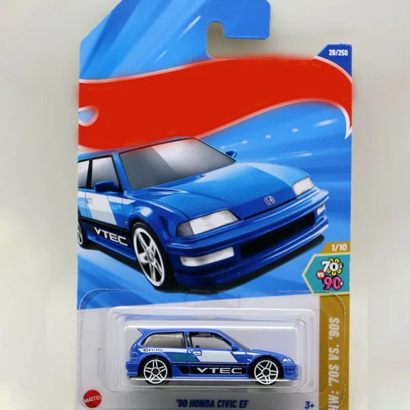 

Масштабная модель автомобиля Honda Civic EF 90 (1:64) из сплава, статическая коллекционная модель, декоративная игрушка, сувенир, подарок на праздник