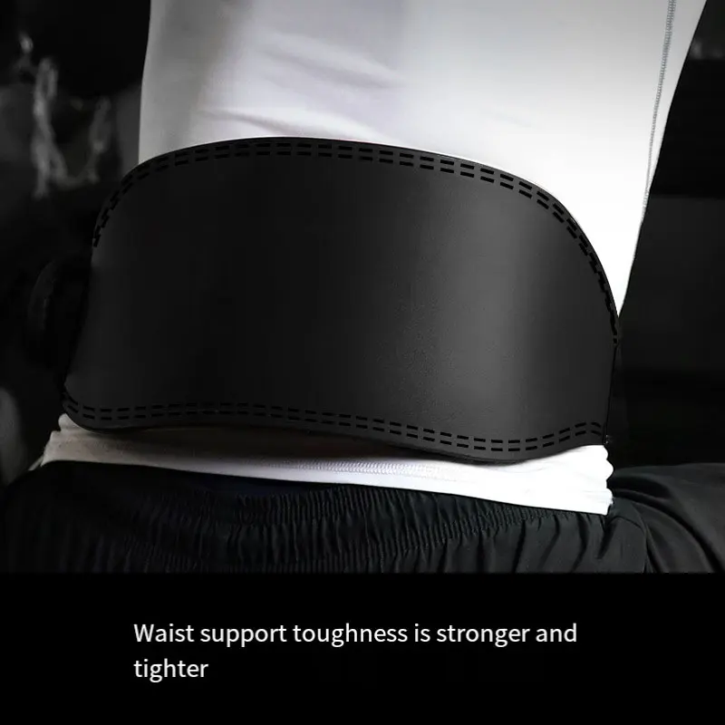 

Пояс для приседаний, профессиональный кожаный ремень для фитнеса, тяжелая атлетика, становая тяга, фитнес-пояс