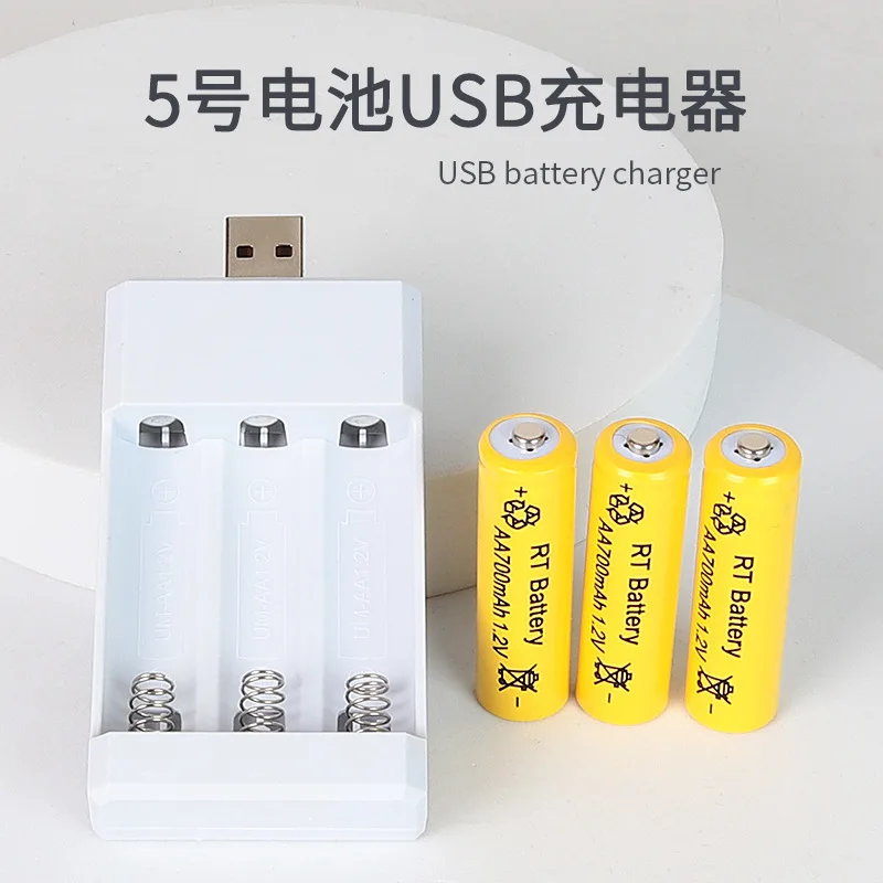 Universal USB Output Battery Charger 2/3/4 Slot Adapter For AA / AAA Battery Rechargeable Quick Charge Battery Charging Tools