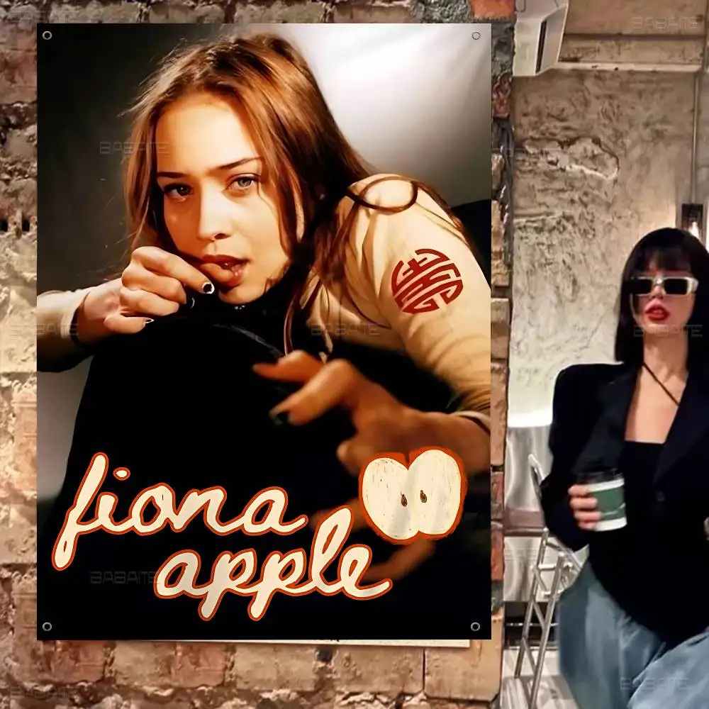 F-Fiona A-Apple Retro Flags Multiple Choice Living Studio Booth Interior Decoration Banner