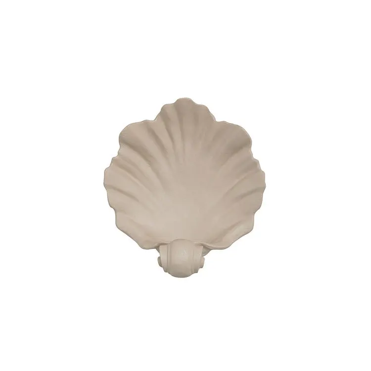 Light luxury medieval simulated shell aromatherapy wall hanging art storage fruit plate decorative ornament