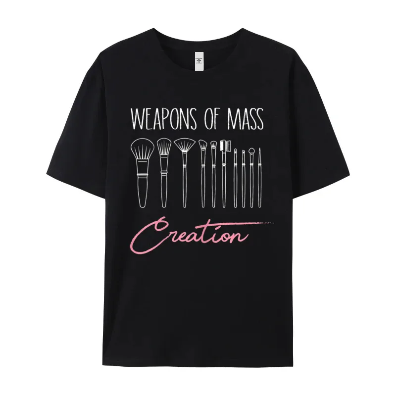 Tops Tees Thanksgiving Day Round Neck 100% Cotton Fabric Female T Shirts Funny Weapons of Mass Creation Funny Tee-Shirt Discount