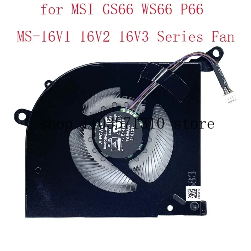 交換用ノートパソコン-cpu-冷却ファン-msi-gs66-ステルス-10sd-10sgs-10sf-10se-ms-16v1-ms-16v2-ws66-p66-シリーズ用