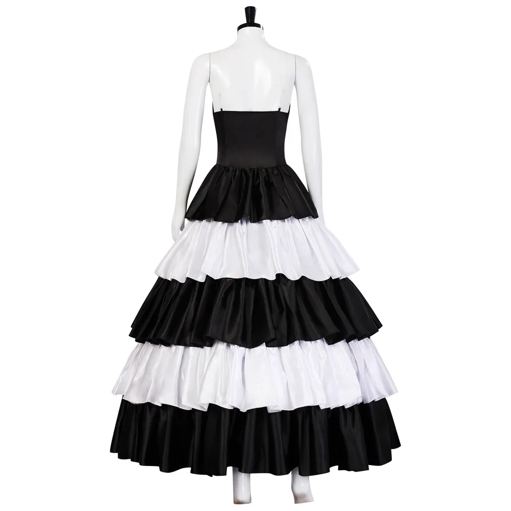 Anime Piratas princesa Perona Cosplay vestido negro traje mujeres adultas vestido uniforme traje de Halloween disfraz actuación