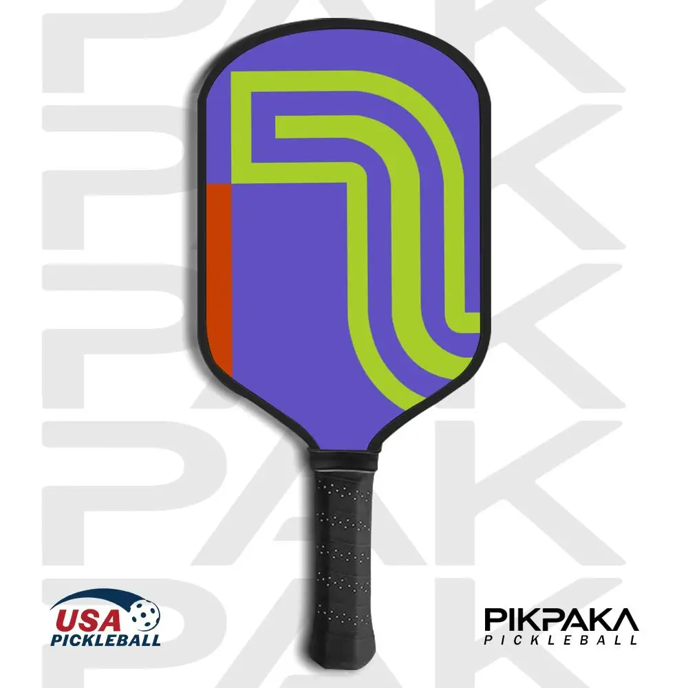 

Pickleball Paddle USAPA Approved T700 Carbon Fiber Unibody Thermoformed with 16MM Honeycomb Core Power&Spin Dopamine lines