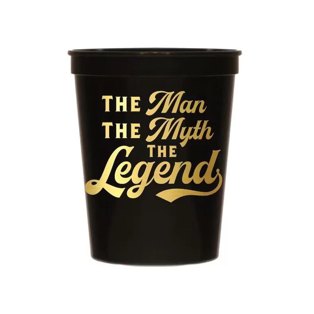 The Man The Myth The Legend, Birthday Party Cup For Him, Retirement Party Cup, Retirement Party Decorations For Him, Birthday St