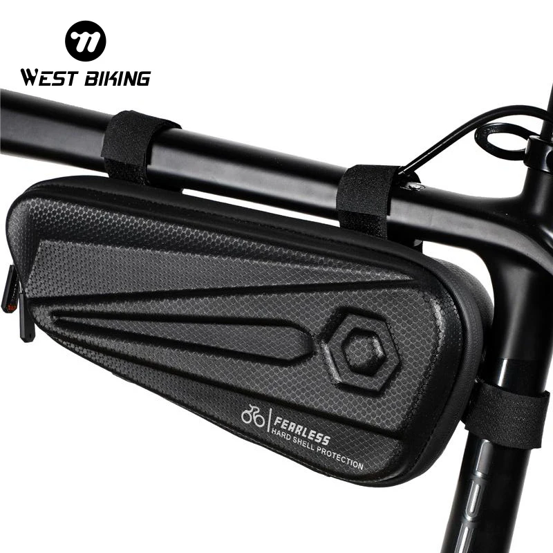 

WEST BIKING Waterproof Bicycle Triangle Bag Cycling Frame Tube Front Bags Repair Tools Storage Pouch MTB Road Bike Accessories