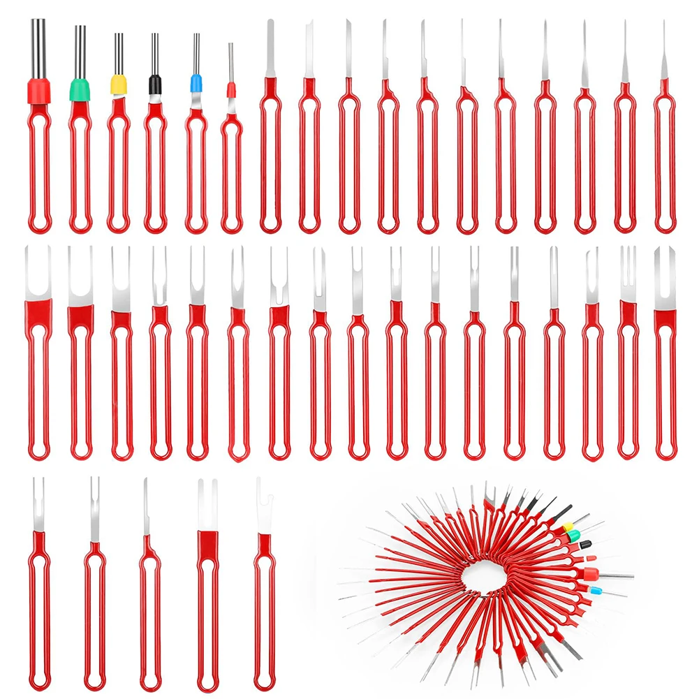 

Electric Pin Remover Tool Electrical Connector Pin Removal Wire Harness Connectors O Ring Handle Plastic Handle Stainless Steel