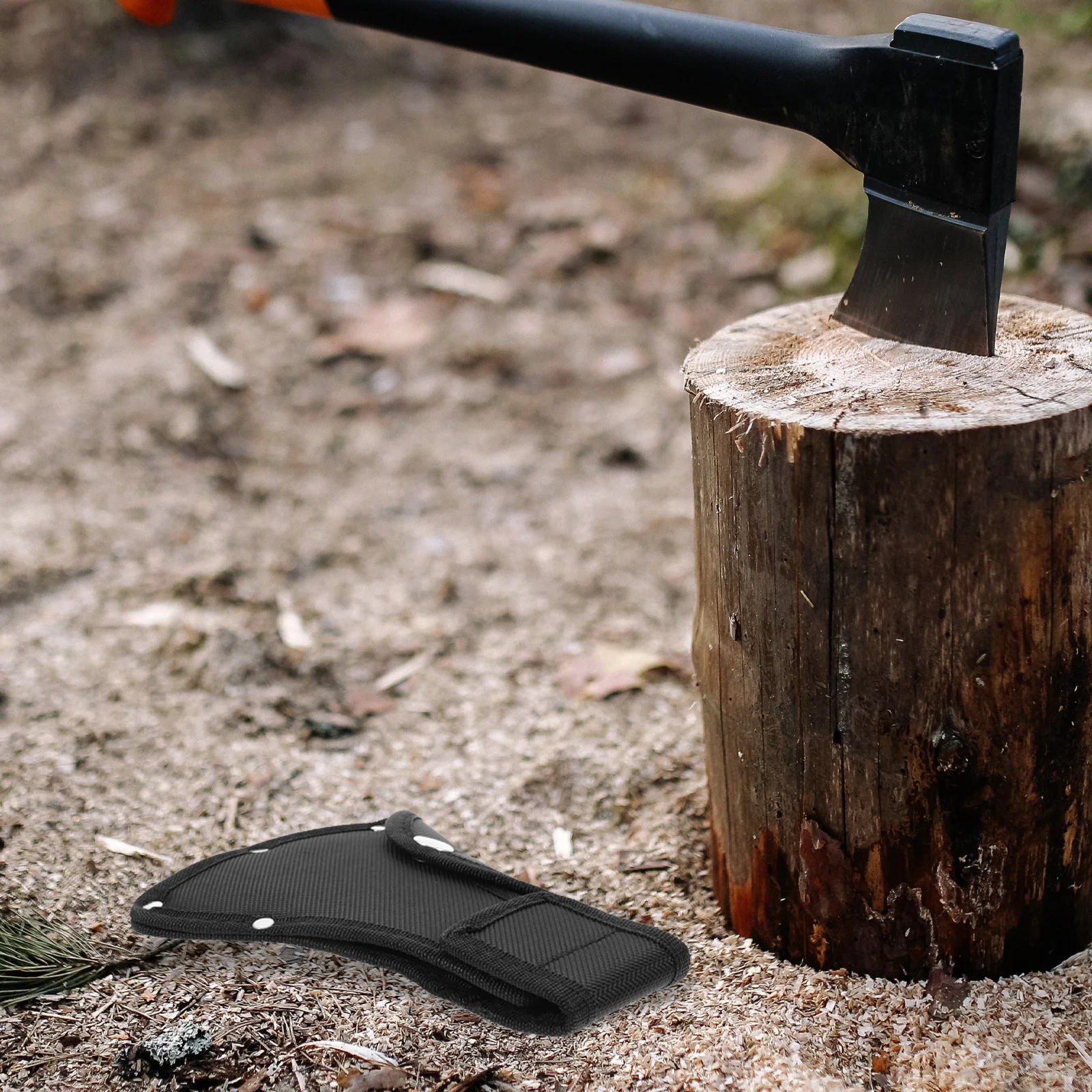 

Outdoor Axe Protective Sleeve Nylon Hatchet Cover Portable Durable Camping Axe Case Snap Button Closure Hatchet