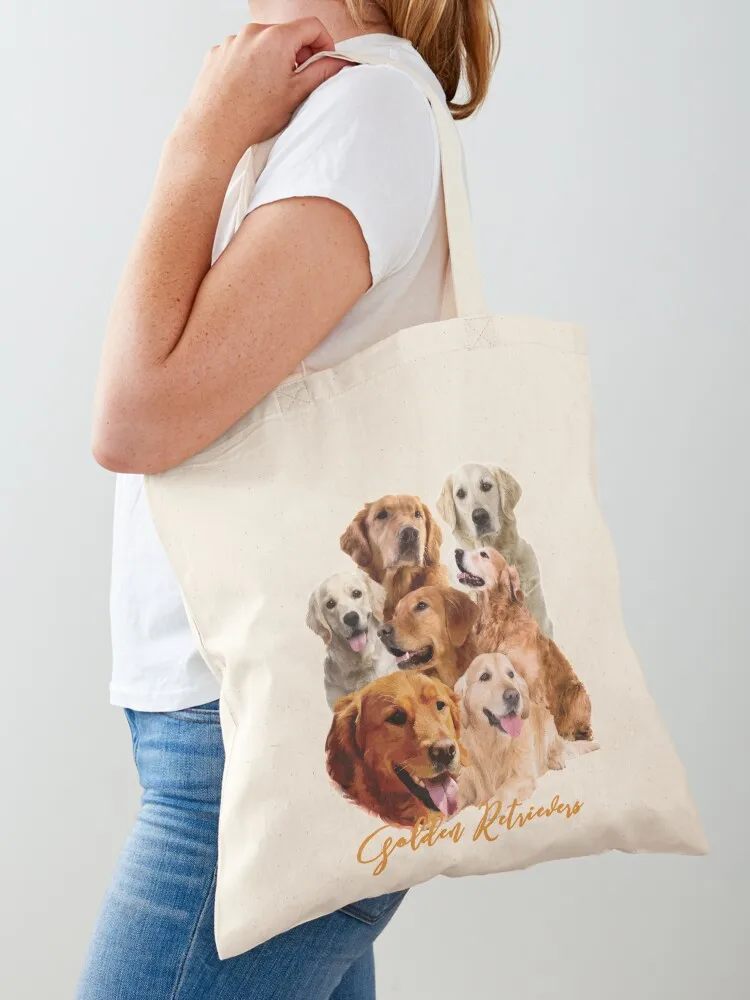 Golden Retriever Composite! Especially for Golden owners! Tote Bag shopper bag woman cute tote bag Canvas Tote