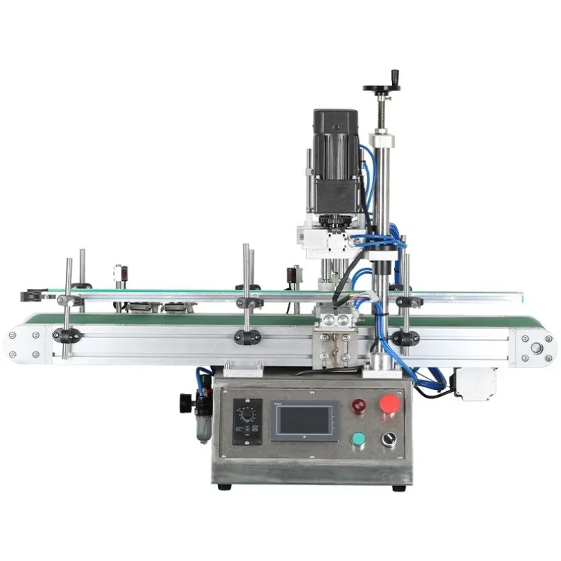 Fully automatic, assembly line, rubbing cover, screwing cover, sealing machine