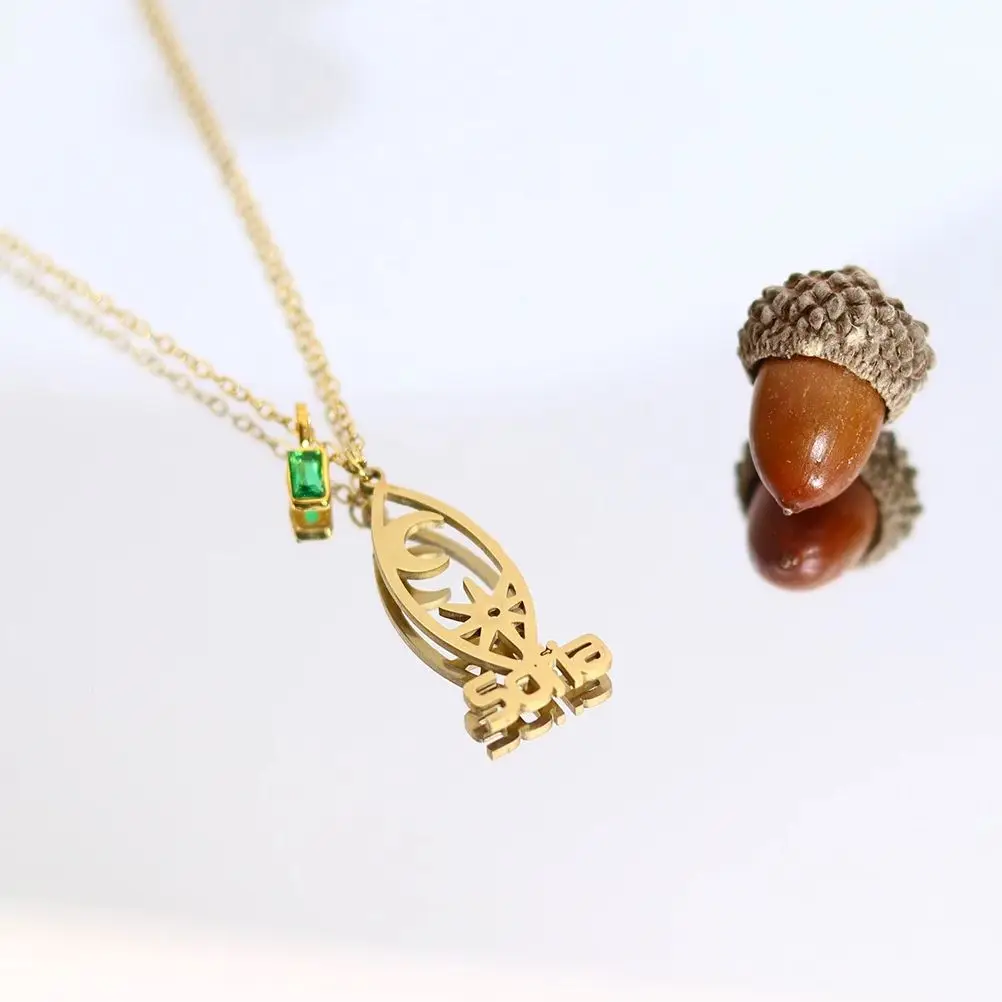 

Набор парных ожерелий с именами на заказ Chandler Custom Name, с изображением небесного солнца и луны, подарок для лучших друзей, для мужчин и женщин