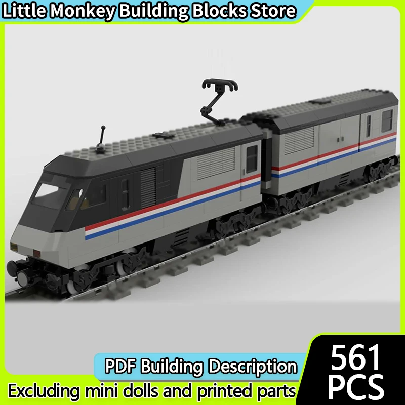 

Модель городской автомобиль MOC, строительные кирпичи, Metro Liner, локомотик, поезд, модульная технология, детские праздничные подарки, сборные игрушки, костюм