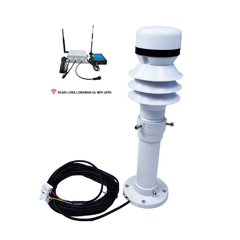 RADAR MODBUS RS485 RS232 SDI12 ABS, SENSOR de lluvia, nieve, granizo, estación meteorológica compacta adecuada para carretera