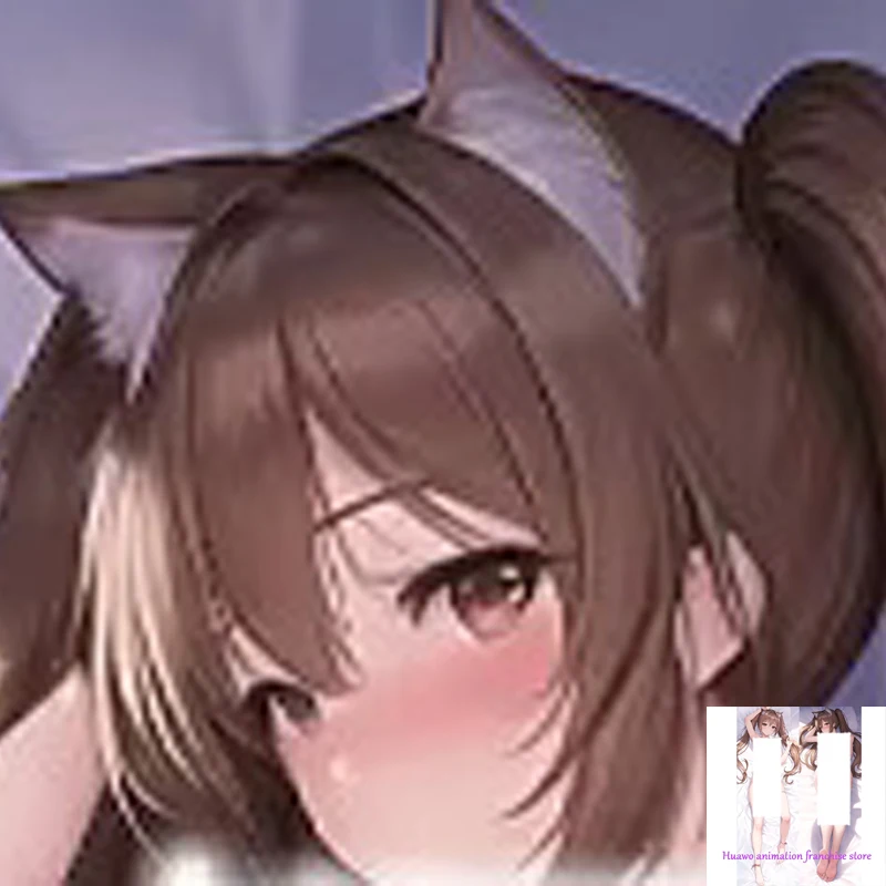 

Anime Dakimakura Pillow Twintails 2-Side Print Pillowcase Hugging Body Cushion Cover Otaku Waifuristmas Decoration 2023