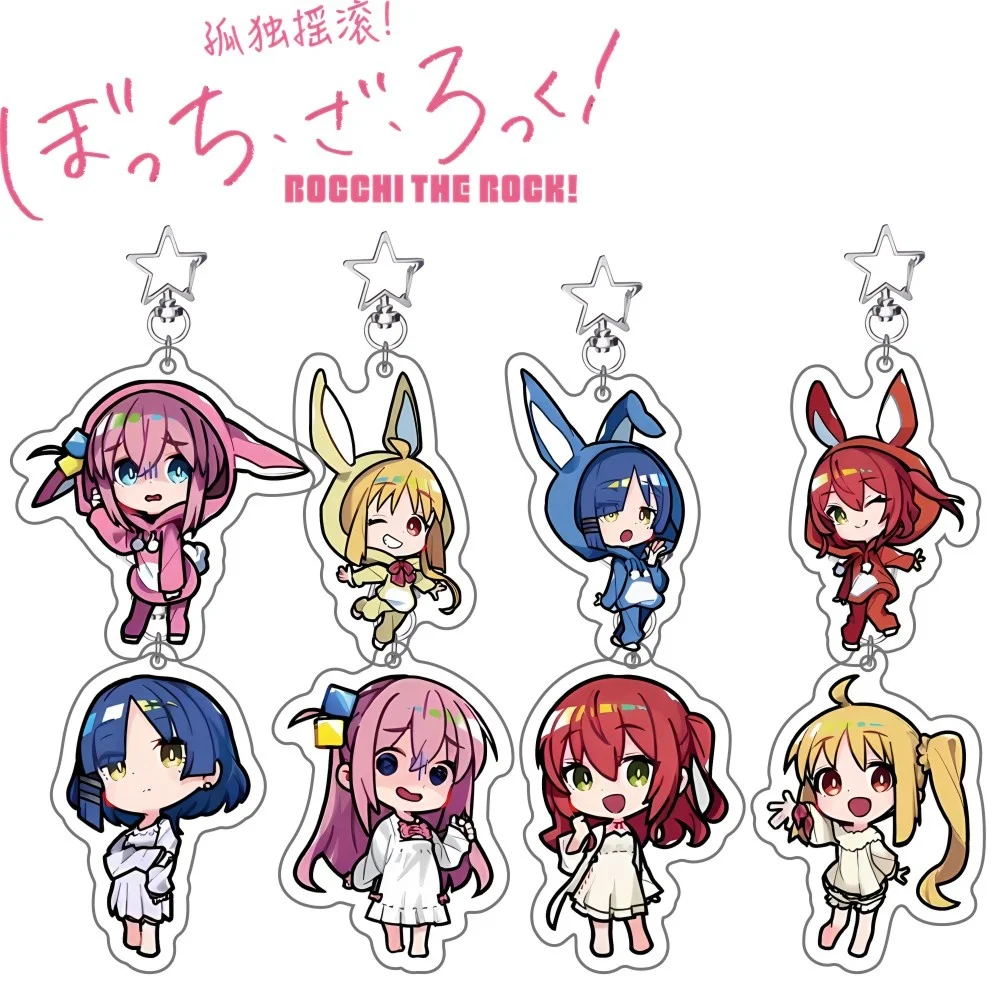 Anime Lonely Rock Goto Hitori Yamada Ryo New 6cm Acrylic Stand keychain Figure Collectible Cross Border Stock Ready to Ship Fast