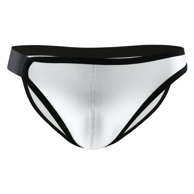 2025 Men Briefs Underwear Man Panties Sexy low-Rise U Convex Gay Cuecas Underpants Half Hollow Penis Pouch Bikini Man Jockstrap