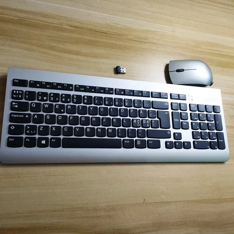 Nordic version wireless keyboard and mouse set For Lenovo KBRFBU71 Business office keyboard