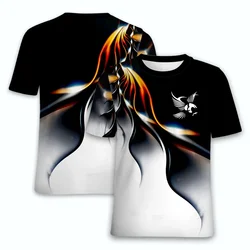 Eagle 3D Men's Tshirt Breathable Street Harajuku Streetwear Short Sleeve Men Women Hip Hop Casual Oversized Men's Clothing 6XL