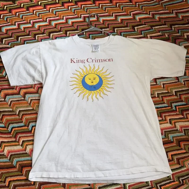 Camiseta vintage de 1995 de King Crimson Tour Lark Äôs Tongues In Aspic USA X Large Rock
