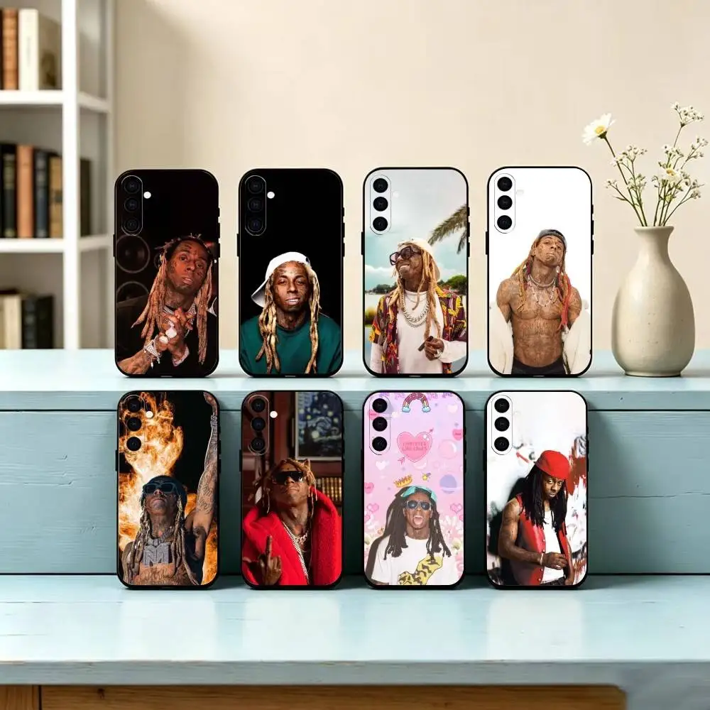 Lil wayne Phone Case Black Silicone Soft For Samsung Galaxy A73,A72,A71,A70,A53,A52,A51