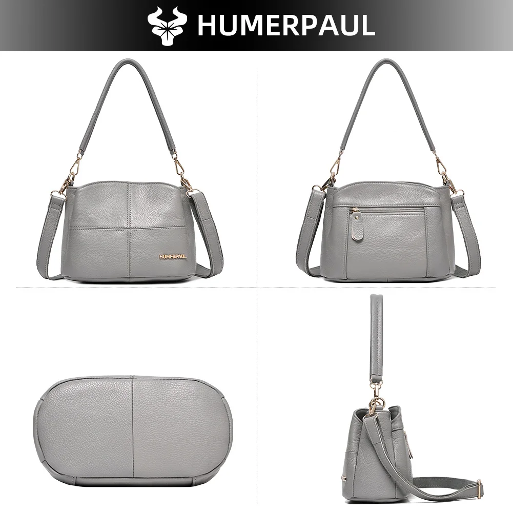 

Soft Leather Shoulder Crossbody Bag for Women Luxury Designer Commuting Handbag Fashion Quality Ladies Tote Bags