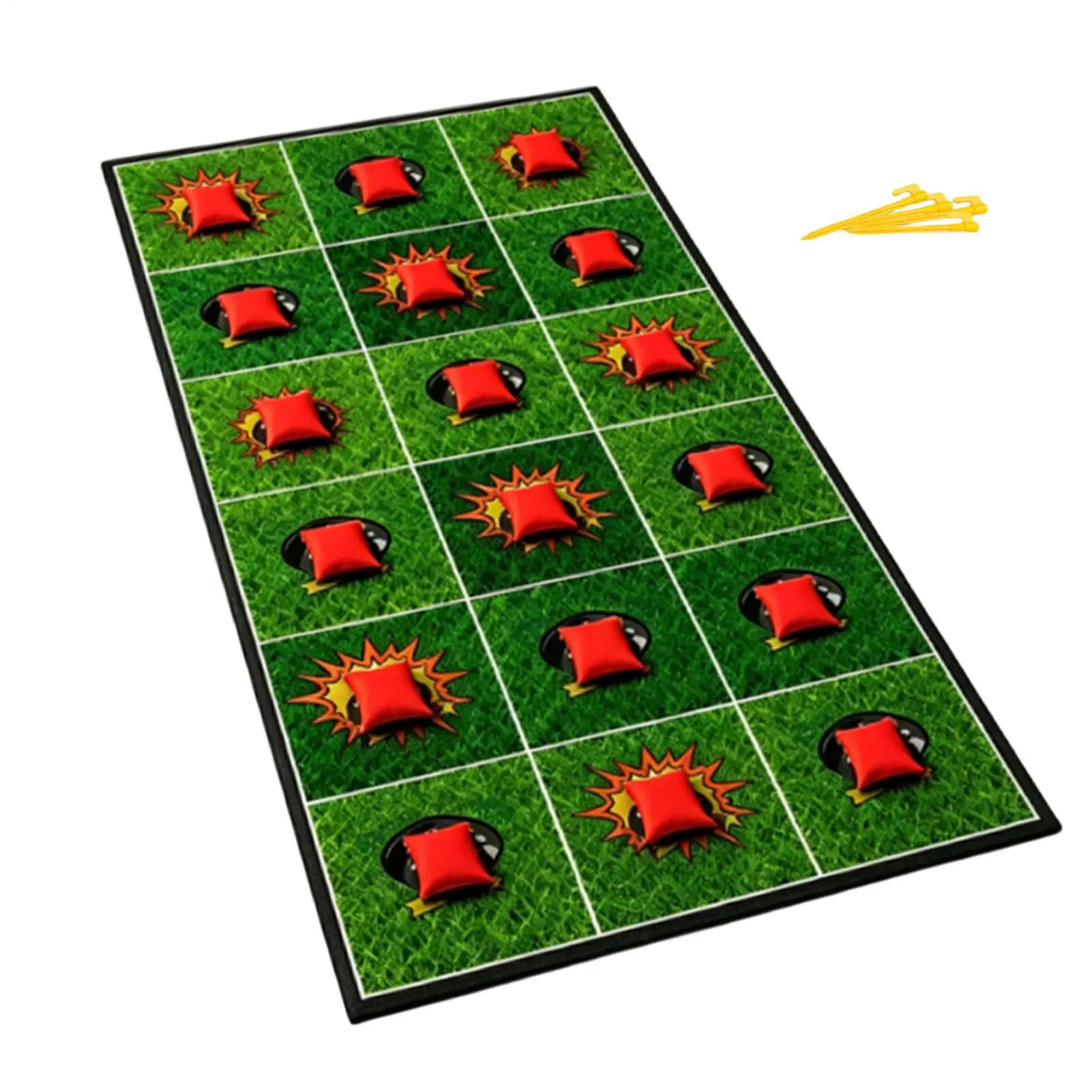Memory Game Toys Memory Training Fun Interactive Activities Mat Voice Guidance Floor Mat For Yard Lawn Camping Park Picnic