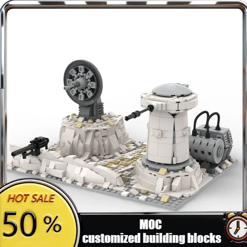 

НОВИНКА: Конструктор 960 деталей «Звездные войны: Битва на Хотхе» (MOC) — модель с орудиями повстанцев, креативные идеи для самостоятельной сборки, развивающая игрушка-головоломка для детей, подарок на день рождения