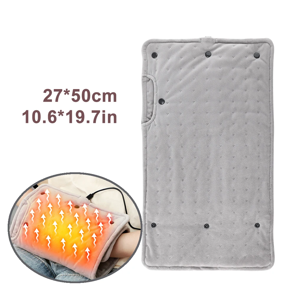 

Портативная грелка 5 В, грелка для рук, постоянная температура для офиса, дома, кемпинга, электрическое одеяло, зимний согревающий коврик для талии, живота
