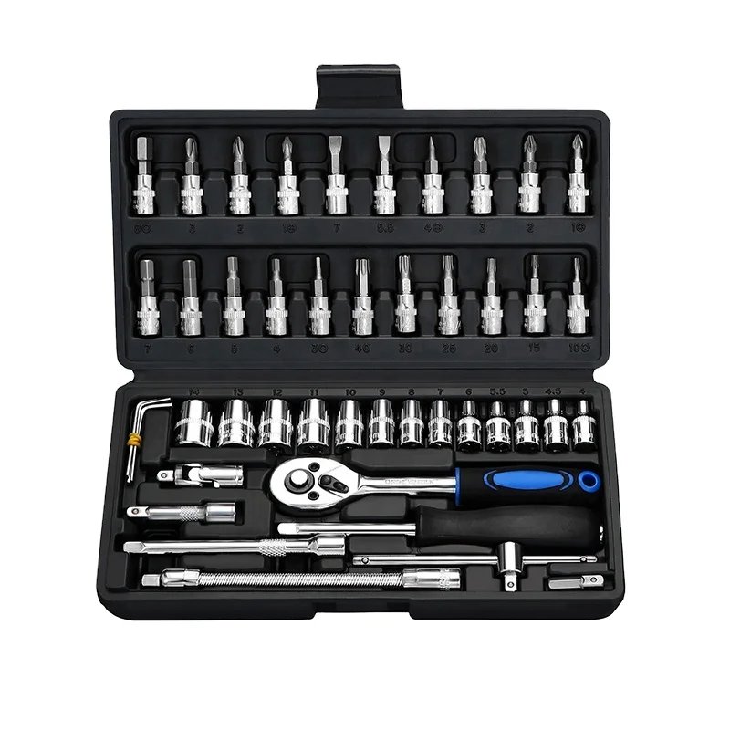 Car Mechanics auto repair Herramientas Kit Spanner Tools set box Hand Tools socket wrench set tool kit socket sets