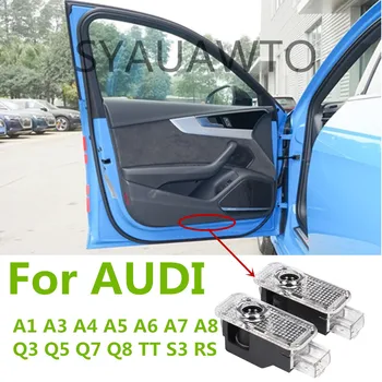 車のドアプロジェクター,ゴーストシャドウ,ウェルカムライト,アウディa1,a3,8p,a4,b8,a5,a6,a7,a8,q3,q5,スポーツバック用アクセサリーq7,q8,tt,s3,rs