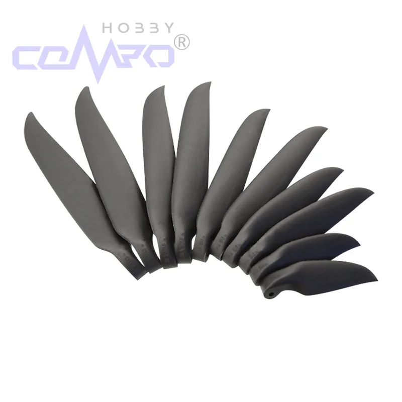 

2 Pairs Electric Model Glider Flying Folding Paddle Diameter 6--18.5 Inch Black Folding Propeller for RC Airplane Accessories