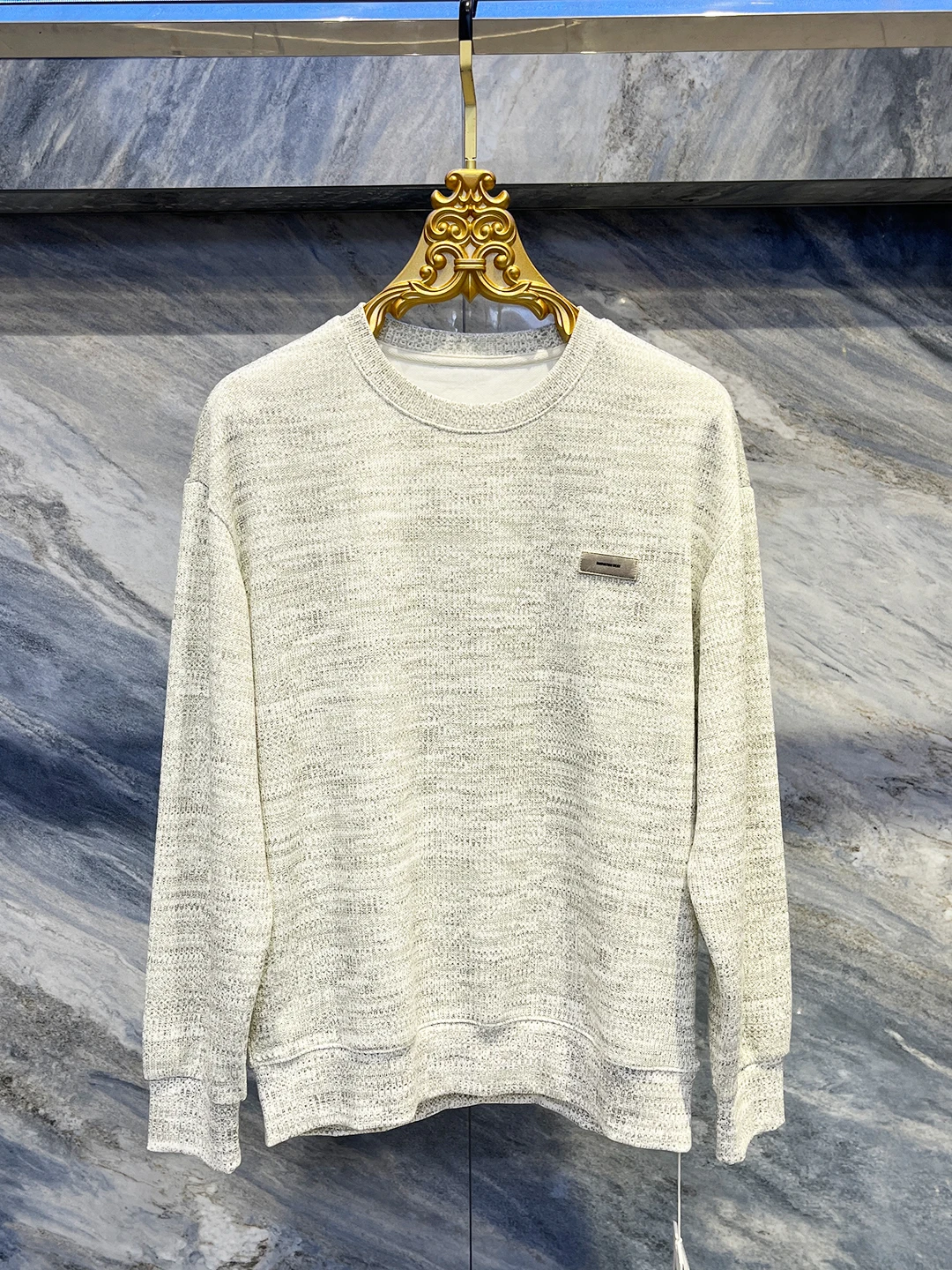 

Comfortable Versatile Men's Long Sleeve Sweatshirt Standard Fit Embroidered Base Shirt Casual Wear Autumn 2025 New Arrival