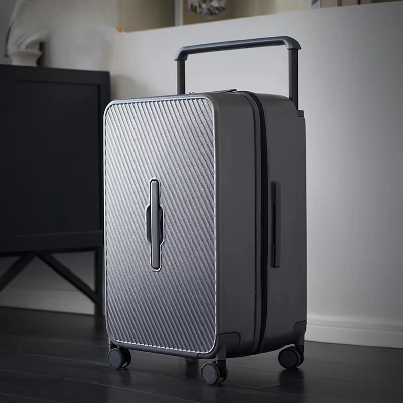 Wide Trolley Durable  Mute Universal Wheel Luxury Suitcases Luggage Bag