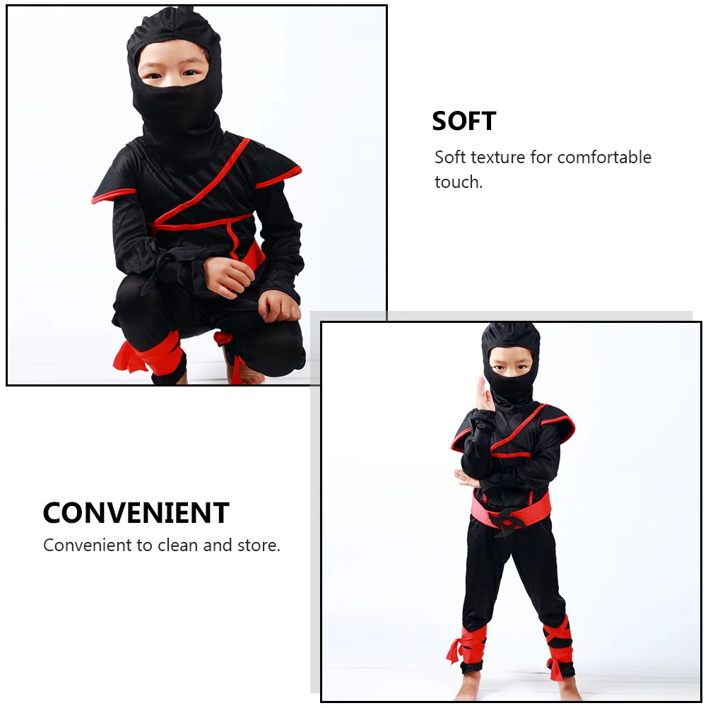

1Pcs Children Samurai Ninja Cosplay Costume Party Performance Stage Show Kid Clothes Set Child Samurai Suit Kid Cosplay Costume