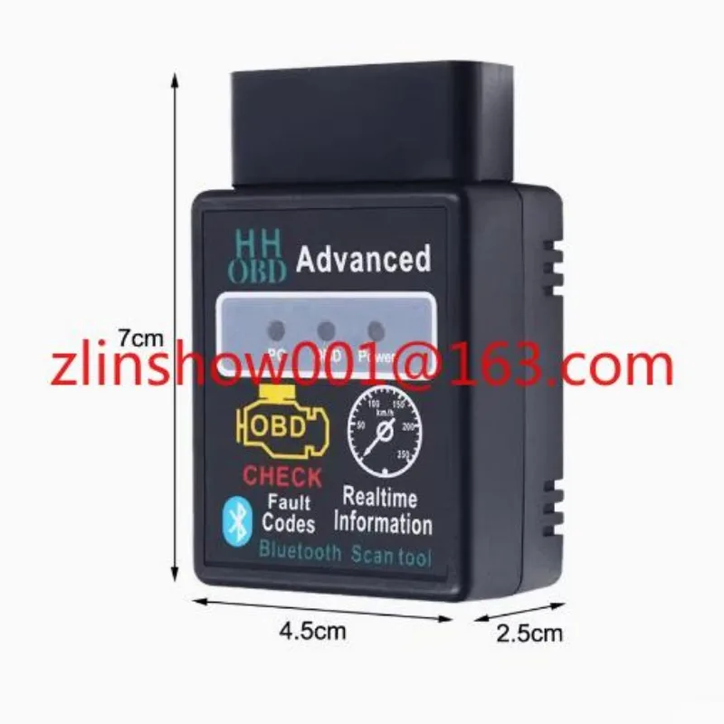 MINI Mini Bluetooth HH ELM327 Obdii 2 كاشف أخطاء السيارات V1.5 الإصدار