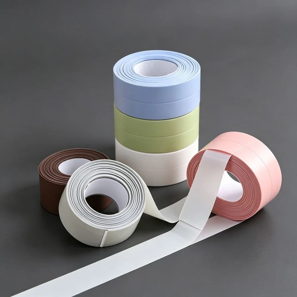 For Self Adhesive Waterproof Caulk Strip PVC Mold Proof Sealing Tape For Kitchen Sink Toilet Bathtub Corner Gap Anti-Mold Trim