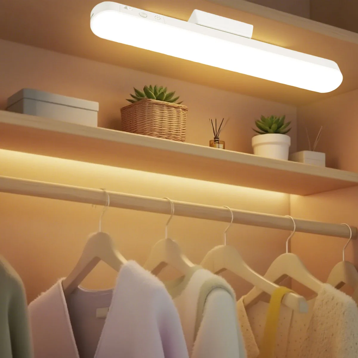 

1PC Reading lamp, Night Light USB Rechargeable Wireless Lamp Led Lights for Kitchen Cabinet Bedroom Wardrobe Lighting