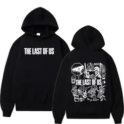 Movie The Last of Us Print Hoodie Men's Women Retro High Quality Fashion Sweatshirt Casual Pullover Oversized Hoodies Streetwear