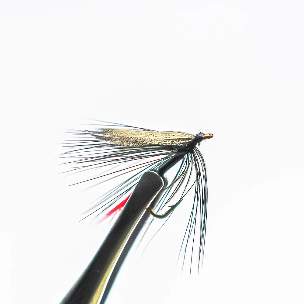 Nymph Flies 12PCS 12# Hand Tied Feather Fly Hooks Artificial Bait Simulate Flying Insect Micro Stream Fishing Tackle