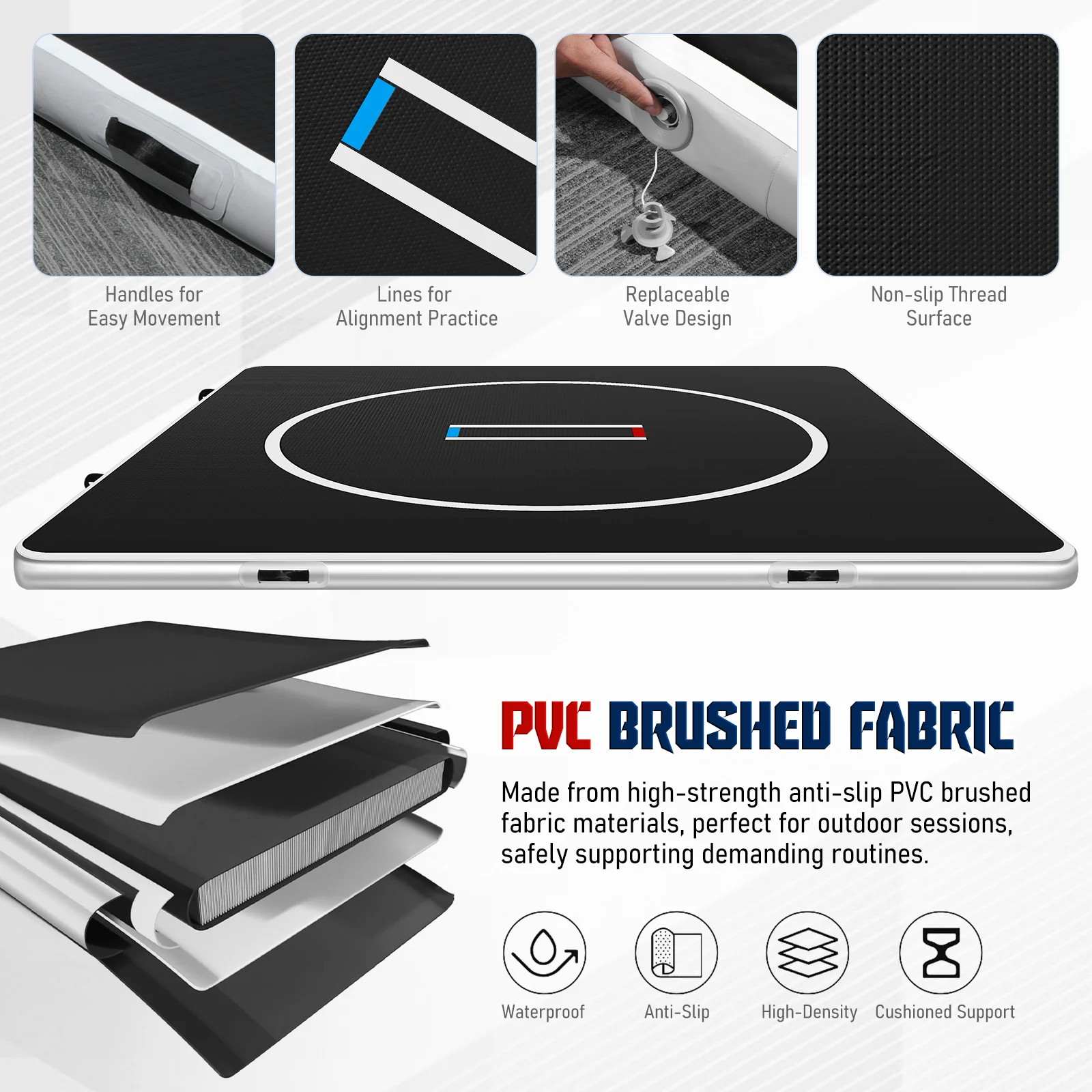 Matras Senam Tiup 10FT x 10FT - Yoga Fitness Park ulasan dan harga