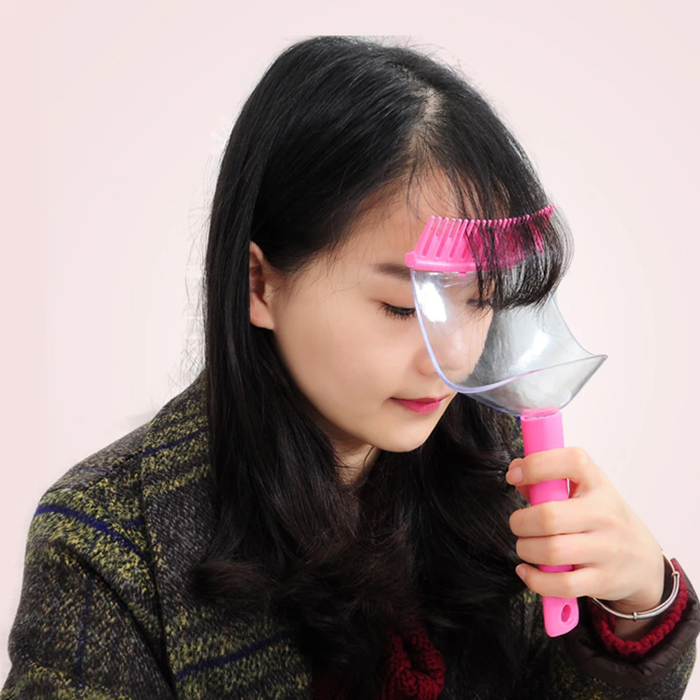 

1pc Cutting Straight Bang Trimmer Hair Styling Tool Hair Trim Comb Durable Hygienic Easy Cleaning Fringe Cut Comb Bang Trim