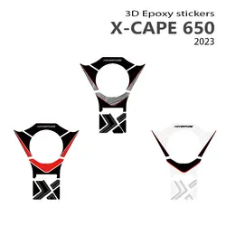 2023 X cape 650 Sticker Motorcycle 3D Epoxy Resin Sticker Protection Kit For NEW Moto Morini X-CAPE 650 X cape 650