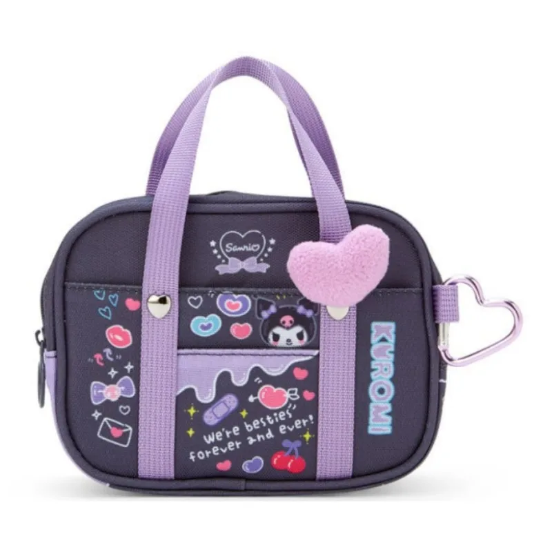 Sweet Hello Kitty Cinnamoroll Kawaii Sanrio Anime Handbag Cute Fashion My Melody Kuromi Makeup Storage Bag Gifts for Girls