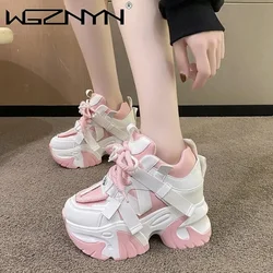 Women Sneakers Luxury Shoes 2024 Fashion Tennis Female Platform Woman-shoes Designer Trainers Thick Sole New Casual Lace-Up Shoe